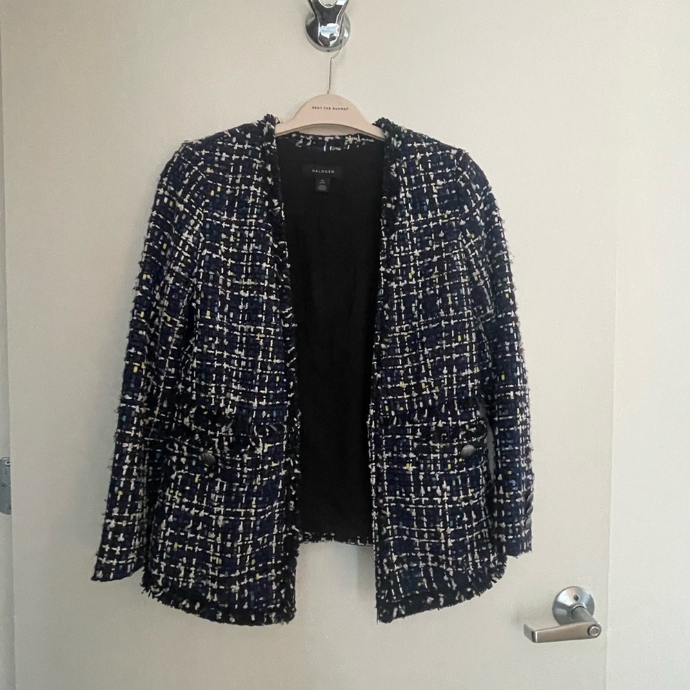 Halogen tweed blazer